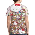 thumbnail image 2 of Hello Kitty T Shirts For Girls Boys, 3d Print Cartoon Graphics T Shirt, Youth Crewneck T-Shirt, Unisex Short Sleeve Top Tees Age 4-16 Years, 2 of 7