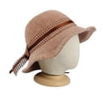 thumbnail image 3 of TISHITA 21'' Cork Canvas Block Head Mannequin Head Manikin W/ Stand for Displaying Hats,, 3 of 7