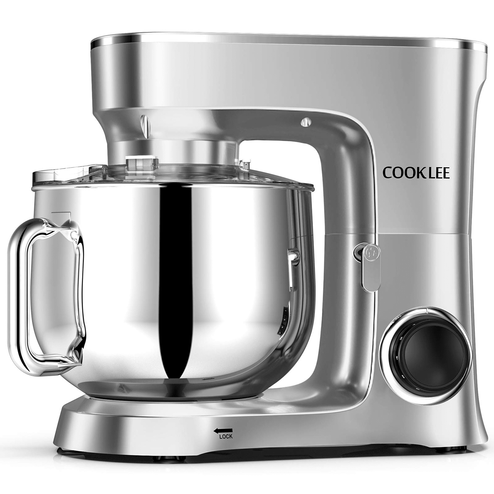 Dough Mixer with Ferment Function Mixing 550W Dough Machine with 5L Stainless Steel Bowl for Baking Black KICHOT Intelligent Timing & LCD Display Stand Mixer Cookie Cake