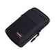 thumbnail image 5 of Advancent Riñonera deportiva de tela Oxford, impermeable, para acampar, ciclismo, correr, entrenamiento, cinturón, bolsa de una sola capa, Negro de una sola capa. 5Conjunto, 5 of 6