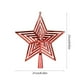 thumbnail image 3 of Estrella de Topper del Árbol de Navidad - Decoración 3D Hueca en Pentagrama en la Copa del Árbol, Adorno Navideño de ABS Rojo de 9 pulgadas con asa mate, 3 of 6