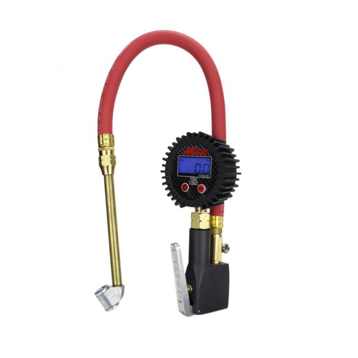 Milton S530 Compact Digital Tire Inflator with Pressure Gauge, 255 PSI