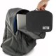 thumbnail image 4 of Organizador de dispositivos electrónicos multifuncional, bolsa portátil de viaje, funda de transporte para cable de datos USB y cargador (negro), 4 of 6
