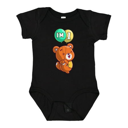 

Inktastic I m 1 Teddy Bear Gift Baby Boy or Baby Girl Bodysuit