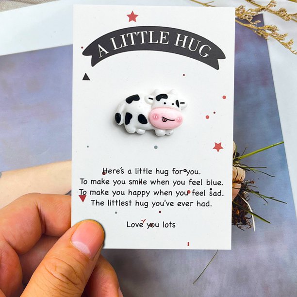 Recuerdo con forma, mini adorno con tarjeta de felicitación, pequeña decoración de plástico con tarjeta de papel, 9x6 cm para cumpleaños, fiestas y agradecimiento