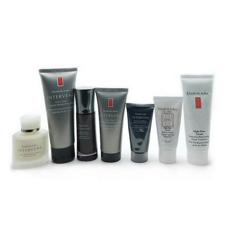 Elizabeth Arden Intervene Set: Cleanser Exfoliator Primer, Hand Treatment, Skin Protectant, Exfoliator Primer, Moisture Cream, Timefighting Radiance Serum, Moisture Lotion (New, No Box)
