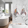 thumbnail image 6 of GZHJMY Face Hand Towel Set Cute Kitten Wearing A Scarf and Warm Hat Washcloth Washcloths, Quick-Dry Highly Absorbent Bath Towel- Pack of 2, 6 of 7
