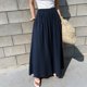 thumbnail image 2 of Pantalones de piernas anchas para mujer con bolsillos Cintura elástica Pantalones largos Tallas Abanopi Pantalones de mujer, 2 of 7