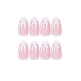 thumbnail image 2 of Almond Press On Nails - Perfect Fit Press On Nails Medium Hecho por Soft Gel, fire white Swirl Glue On Nails con Nail Glue JAMW Sencillez, 2 of 4