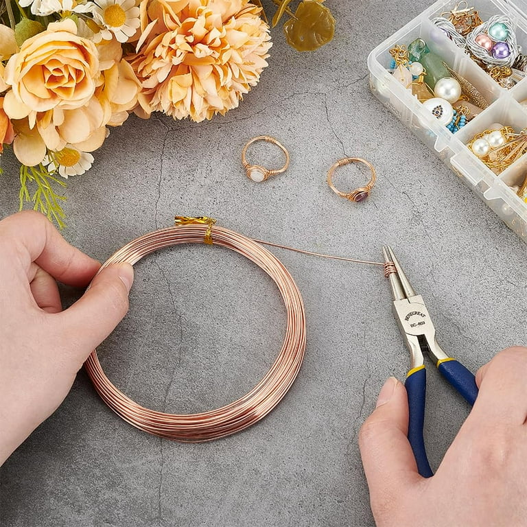 Copper Wire Wrapping Wire Ring Supplies Feet 20 Solid Bare Copper