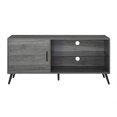 thumbnail image 3 of 52" Mid Century Modern Wood TV Stand - Slate Gray, 3 of 7