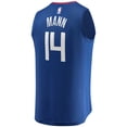 thumbnail image 3 of Youth Fanatics Branded Terance Mann Royal LA Clippers Fast Break Player Jersey - Icon Edition, 3 of 3