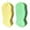 Green&Yellow, variant on 4 Pcs Exfoliating Bath Sponge, Soft Spa Scrub Sponges for Shower, Dead Skin Remover for Body for Adult Baby