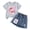 Grey, variant on Kid Girls Clothes Outfits Bee T-Shirt + 2 In 1 Denim Short Skort Summer Clothing Set, Size 3-7 Years (5 Years,White)