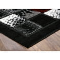 thumbnail image 4 of Rectangle Rita Black Shag 2 ft. x 3 ft. Scatter Area Rug for Entryway, Living Room, Dinning Room, etc., 4 of 7