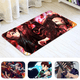thumbnail image 2 of Alfombrilla de franela con estampado gráfico de Demon Slayer para baño, cocina, entrada, decoración del hogar, 2 of 4