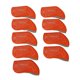 thumbnail image 2 of 9 fundas transpirables para palos de golf con etiqueta intercambiable. Naranja, 2 of 9