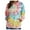Orange, variant on Fesfesfes Women Hooded Loose Tie-Dye Printed Hoodies Pullover Casual Long Sleeve Sweatshirts Tops Clothes Sale