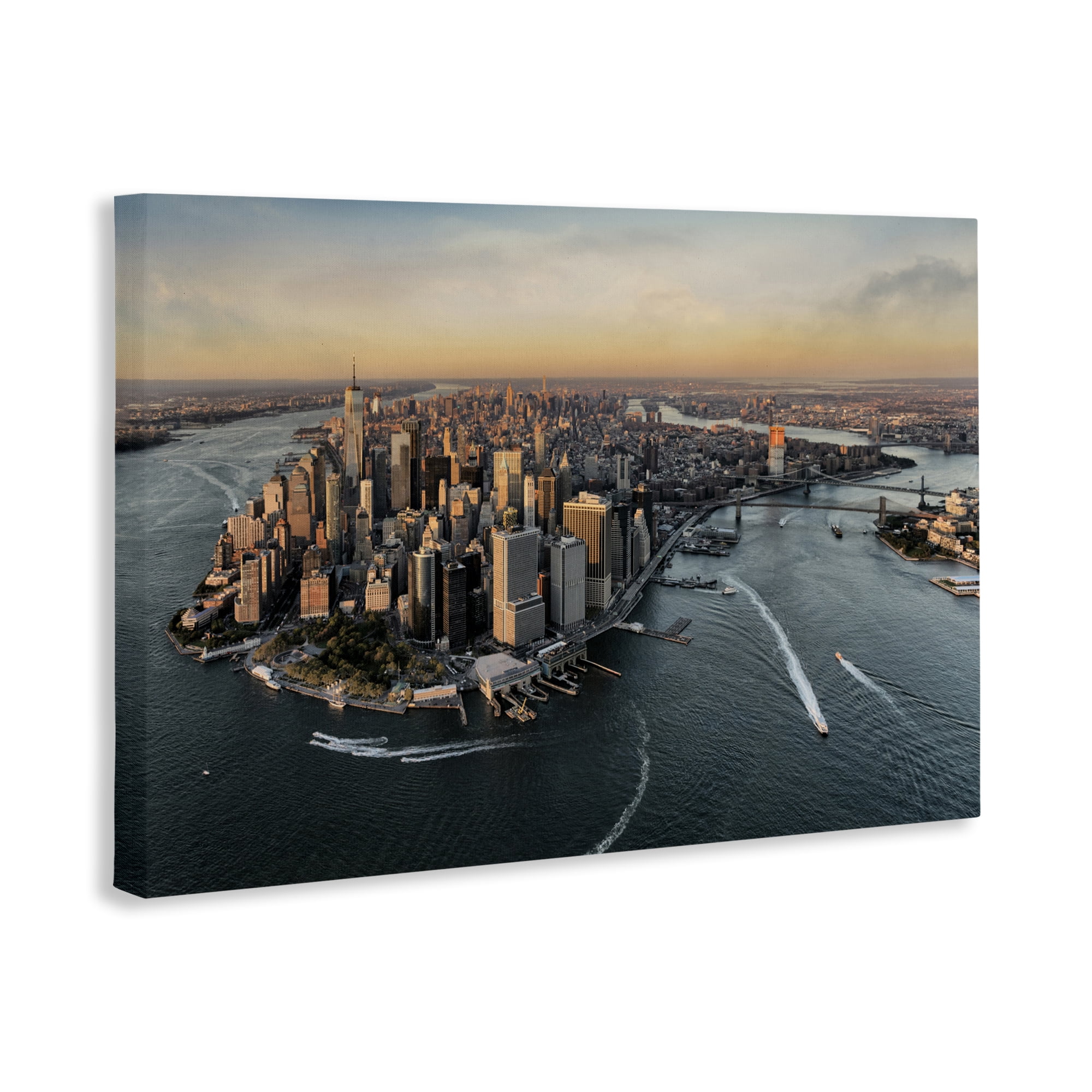 Stupell Industries Manhattan From Above Canvas Wall Art, design by Scott Stulberg