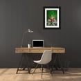 thumbnail image 3 of Engelbrecht, Lisa S. 11x14 Black Ornate Wood Framed with Double Matting Museum Art Print Titled - Palm fronds and Croton plants, 3 of 4