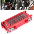 thumbnail image 4 of Oil Cooler Radiator, Aluminium Alloy Engine Oil Cooler Motorcycle Oil Cooler Radiator  For 100-250CC Off-Road Vehicle 85x200x45mm, 4 of 8