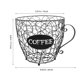 thumbnail image 2 of OUNONA Cápsulas De Café Espresso En Metal Negro Para Barra Y Organización De Cocina, 2 of 6