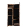 thumbnail image 4 of Irene Inevent Jewelry Cabinet Wall Mounted Jewelry Storage Organizer Velvet Interiors Key Lock Display Shelf, 4 of 10