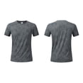 thumbnail image 7 of Summer T Shirts for Men Crewneck Quickly Dry Athletic Running Gym Workout Short Sleeve Shirts Mens Printed Round Neck Lightweight Breathable Moisture Wicking Outdoor Hiking Tee Tops, 7 of 7