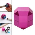 thumbnail image 4 of Pool Cue Chalk Holder Box Organizer Cup Hold Tool Billiards Shaft Billiards Accessory Container pink, 4 of 9