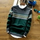 thumbnail image 4 of Suéter de cuello redondo para hombre de otoño e invierno, suéter juvenil, camisa básica informal coreana, 4 of 5
