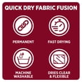 thumbnail image 4 of Aleene's® Quick Dry Fabric Fusion 1.5 fl oz, Dries Clear, Permanent, Dries in 2 - 5 Minutes, 4 of 7