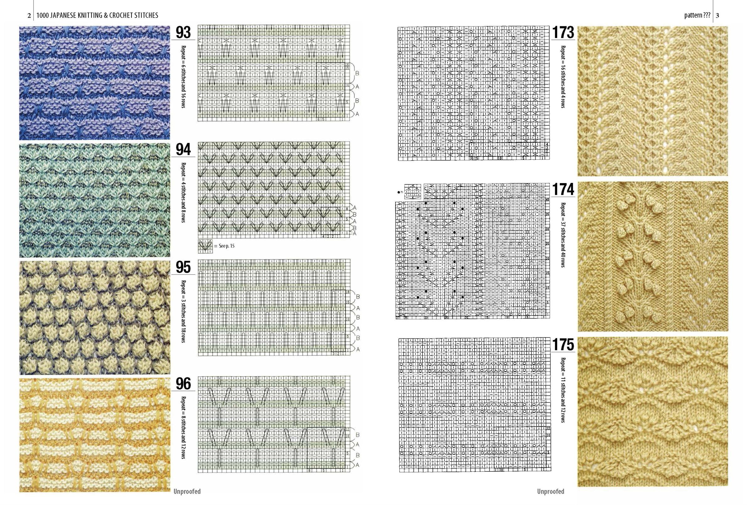 Knitting Pattern 1000 : Knitting needle and Crochet book japanese - Books  WASABI
