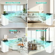 Lcxmtv 14000 BTU Portable Air Conditioners Cools up to 700 Sq. Ft., Portable AC Unit with Cool, Dehumidifier and Fan, Backlit Remote, DIY Window Kit, 24H Timer Sleep Mode, for Bedroom