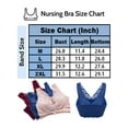 thumbnail image 3 of SAYFUT Womens Floral Lace Bralettes Bra Adjustable Cross Front Lace Strap Sexy Everyday Bra Bralettes Tops Sleep Bra, 3 of 5