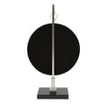 thumbnail image 6 of Tyler Dillon Round Silver Metal Framed Tabletop Mirror with Marble Base - 17"D x 30"H, 6 of 8
