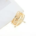 thumbnail image 6 of Unique Bargains 1 Pc Ponytail Buckle Hair Clip Irregular Lines Hair Ponytail Cuff for Women Gold Tone, 6 of 6