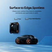 iGarden Robotic Pool Cleaner K Series, Cordless Pool Vacuum Robot for Inground & Above Ground Pools, Smart Navigation, Touchscreen, Self-Parking, Cleans Floor, Wall & Waterline, 220 Min