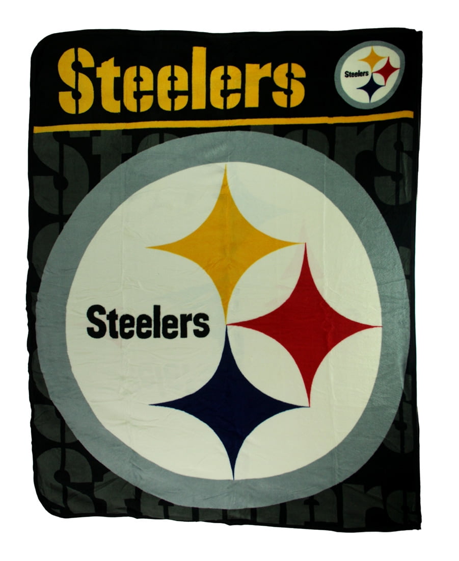 Pittsburgh Steelers Logo Micro Raschel Throw Blanket Walmart Canada