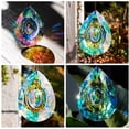 thumbnail image 3 of 89mm/3.5" Ab Color K9 Crystal Colorful Lamp Prisms Loquat Shape Chandelier Glass Crystals, 3 of 4
