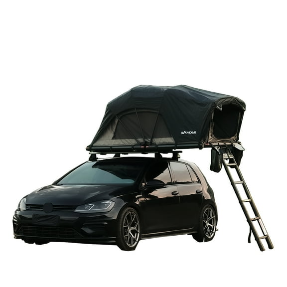 Roof Top Tent 120cm, Entry level Overland Aluminium Fold Out Style Car Roof Tent for Sedan Van SUV Truck Camping Waterproof,Windproof ,Sturdy