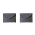 thumbnail image 3 of Seitruly Bolsa de almacenamiento de papel para archivos A4 a prueba de polvo para oficina y escuela, bolsa para carpetas de documentos de sala de Gris oscuro 2piezas, 3 of 5