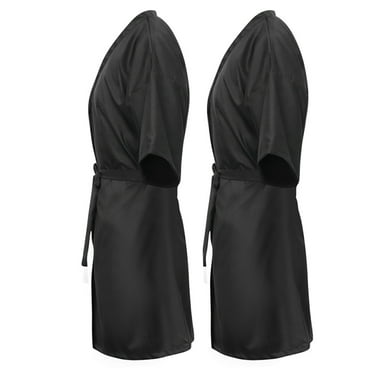 Barber Suit Protection Formal Dress Hair Dyeing Cape Gown Cutting Barbershop Robe 2 Pcs