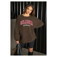 thumbnail image 6 of Women's Gameday Couture Brown Oklahoma Sooners Leopard Oversized Sweatshirt, 6 of 6