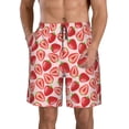 thumbnail image 1 of Fotbe Cute Strawberry Trajes de Baño Estampados para Hombre, Shorts de Verano de Secado Rápido, Ropa de Playa, Bañadores-Large, 1 of 6