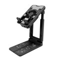 thumbnail image 1 of Cell Phone Stand with Phone Cooler, Height Adjustable Phone Cooler Stand Cellphone Radiator Cooling Fan with Colorful RGB Lights, Phone Holder for Live Streaming Mobile Gaming, 1 of 7