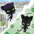 thumbnail image 4 of Miraculous Ladybug - Kwami Mon Ami Plagg, 9-inch Cat Plush Toys for Kids, Super Soft Stuffed Toy with Resin Eyes, High Glitter and Gloss, and Detailed Stitching Finishes, Wyncor, 4 of 8
