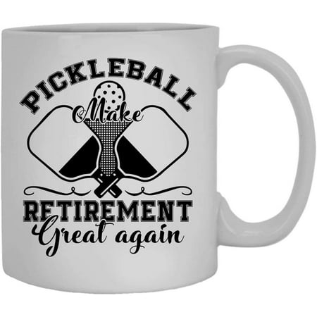 

Pickleball Retirement Mug Ceramic Mug Coffee Cup 11 oz