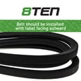 thumbnail image 3 of 8TEN Deck Belt for John Deere TCU39428 Z950R Z994R ZTrak 54-inch 810-CBL2768T, 3 of 4