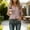 Pink, variant on Womens Flutter Sleeve V-Neck Top Ruffle Trim Bell Sleeve Blouse Casual Loose Fit Pink,Size S
