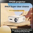 thumbnail image 4 of YP530 Smart 4K Portable Projector with Android 9.0, 1080P HD, Auto Focus, 600 ANSI Lumens, Dual-Band WiFi, and Remote Control for Home Theater and Gaming, 4 of 6
